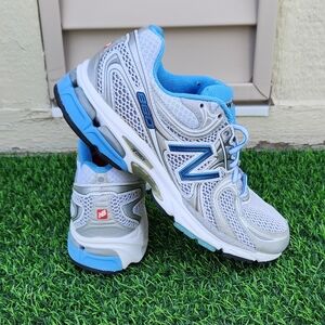 New Balance 860 Blue Silver Running Training Shoes WR860BS SIZE 10
